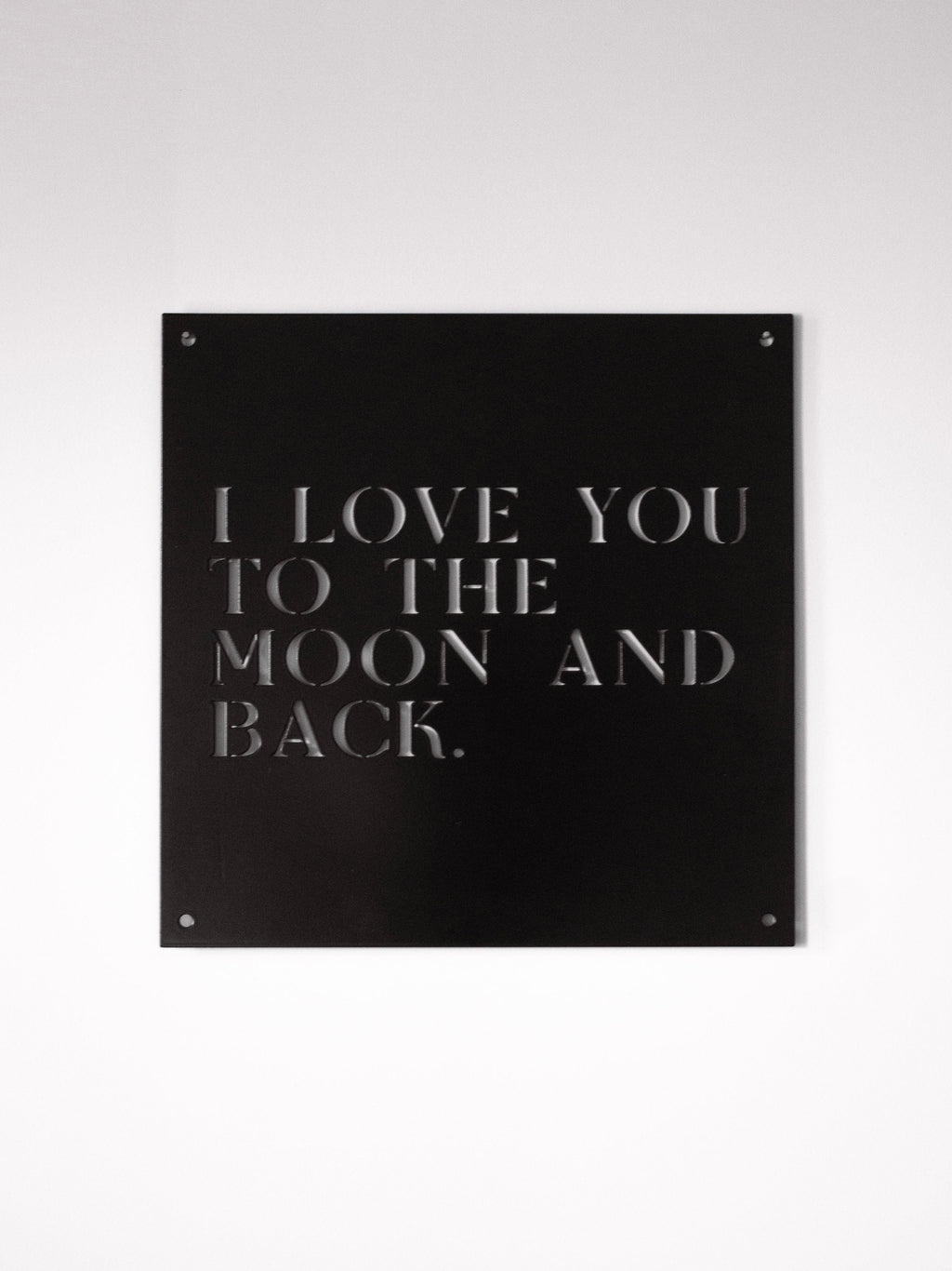 12" x 12" I love You to the Moon - www.Shopthatapp.com