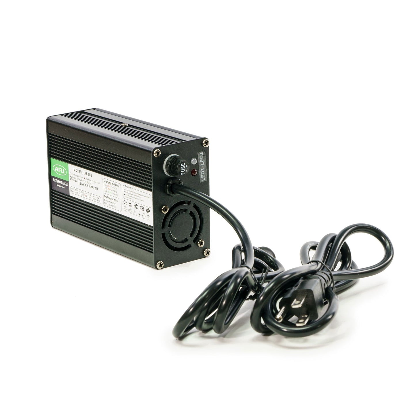 12.8V LiFePO4 Battery Charger, 6A-Outdoor Sporting goods camping-www.Shopthatapp.com-EPG Golf