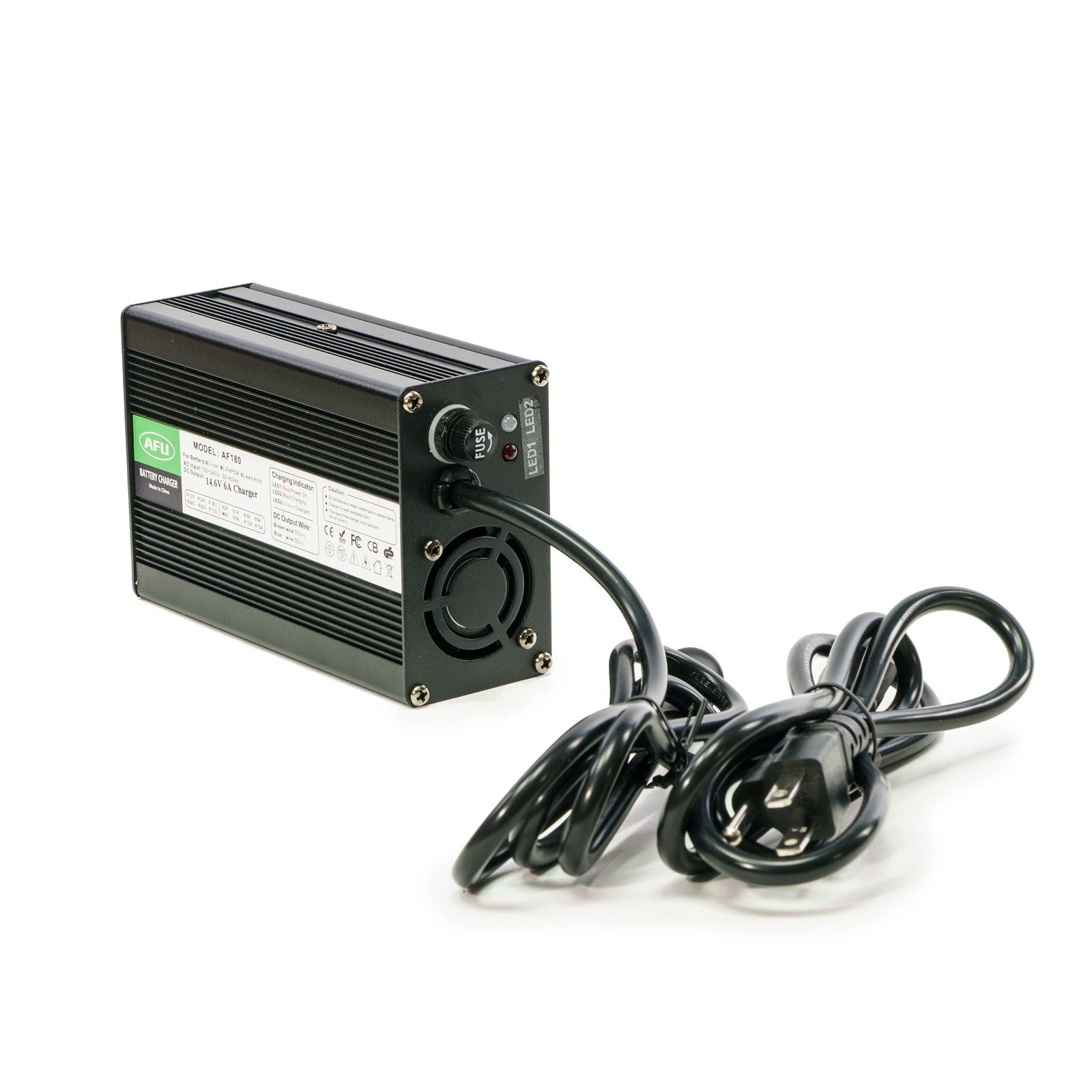 12.8V LiFePO4 Battery Charger, 6A-Outdoor Sporting goods camping-www.Shopthatapp.com-EPG Golf