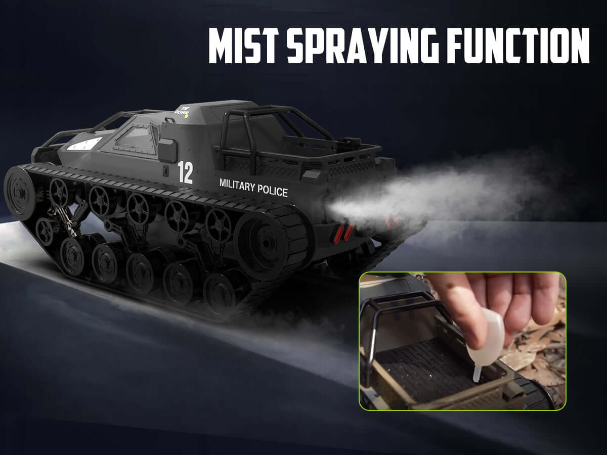 1:12 Scale High Speed All Terrain RC Tank with Dual Batteries - www.Shopthatapp.com