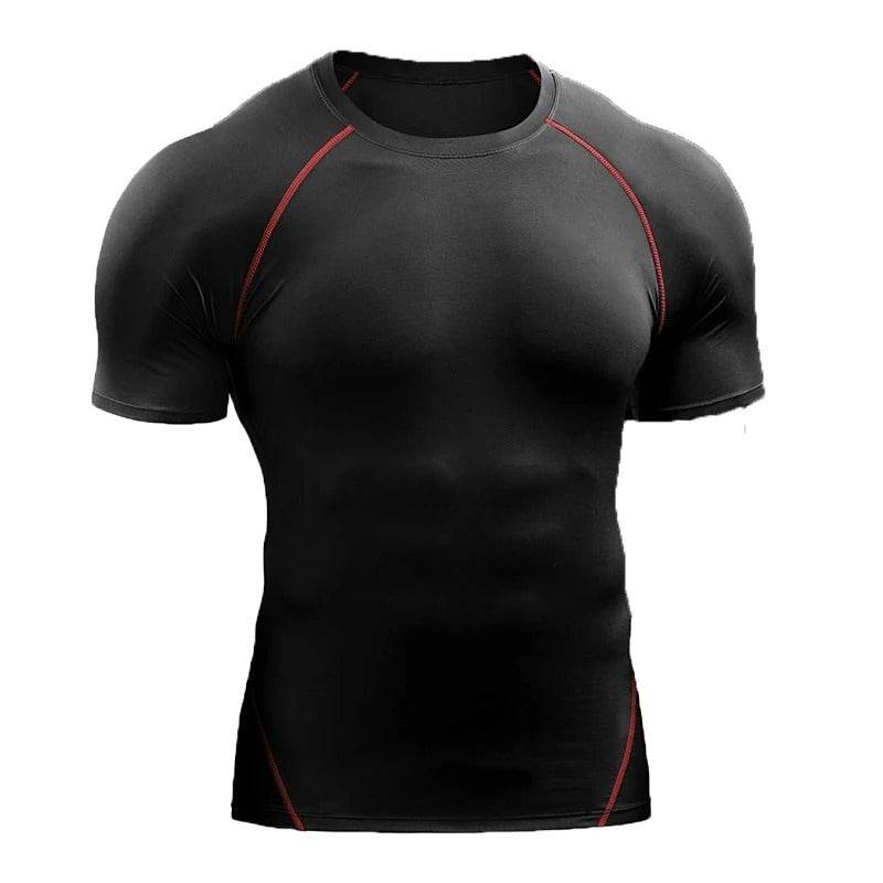 Quick Drying Men Short Sleeve Exercise Running Workout T-shirt Top - www.Shopthatapp.com