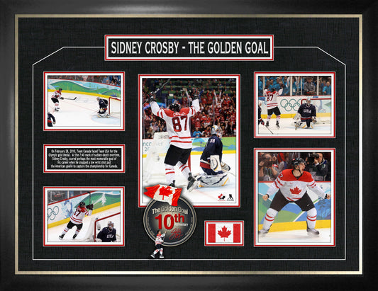 Sidney Crosby Framed Collage Team Canada Golden Goal - www.Shopthatapp.com
