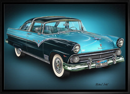 Ford 20x29 Framed Canvas by Michael Fishel - www.Shopthatapp.com
