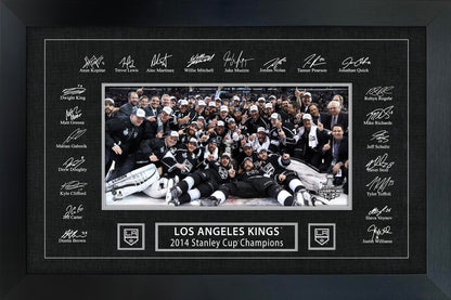 Los Angeles Kings 2014 Stanley Cup Replica Signature Frame - www.Shopthatapp.com