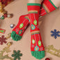 Cute Winter Christmas socks Five-finger  Elastic absorbent Split-toe - www.Shopthatapp.com