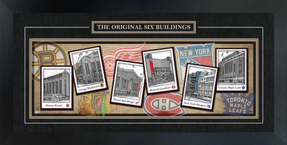 Original Six Buildings 16X35 Framed Print - www.Shopthatapp.com