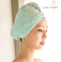 Women's Microfiber Hair Dryer Cap Absorbent Hair Towel.