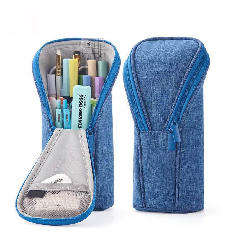 School Stationery Case Organizer Bag Pen Cute Pencil Pouch - www.Shopthatapp.com