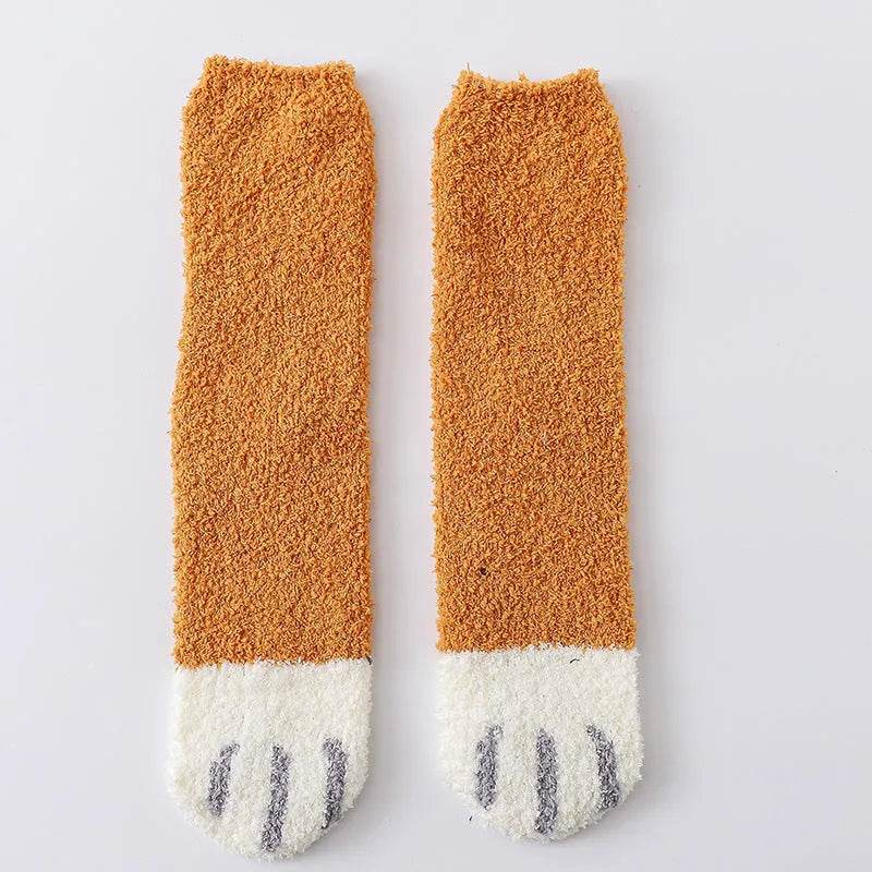 Winter House floor Fleece socks - www.Shopthatapp.com