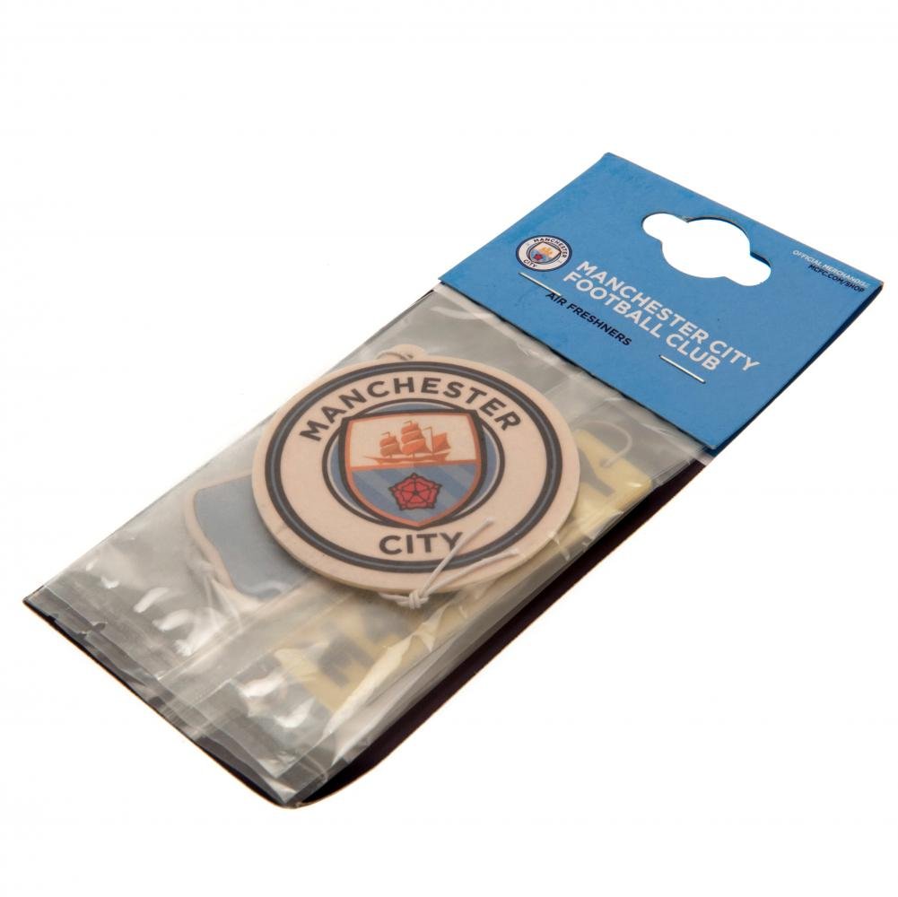 Manchester City FC 3pk Air Freshener - www.Shopthatapp.com