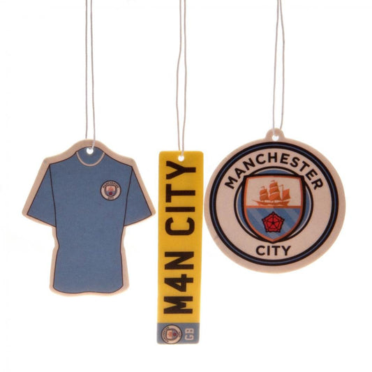 Manchester City FC 3pk Air Freshener - www.Shopthatapp.com