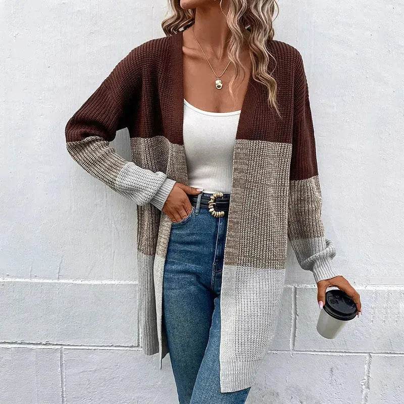 New style Autumn Winter Women Long Knitted Sweater Cardigan - www.Shopthatapp.com