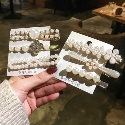 Elegant Pearl Bling Hair Clip - www.Shopthatapp.com