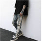 Distressed Retro Denim Jeans Pant Men - www.Shopthatapp.com