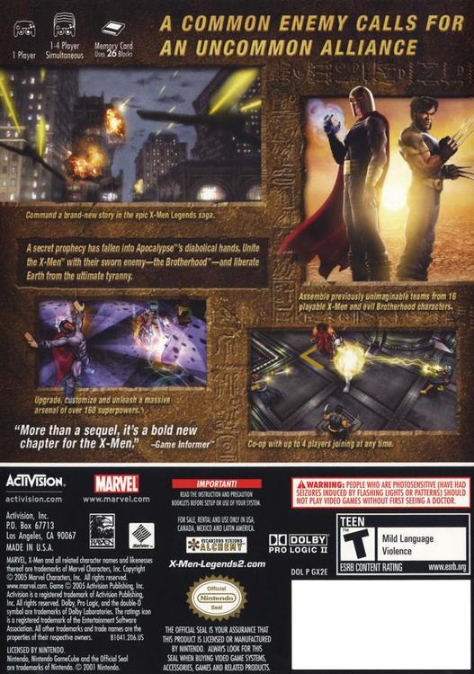 X-Men Legends II - Rise of Apocalypse (usagé) - www.Shopthatapp.com