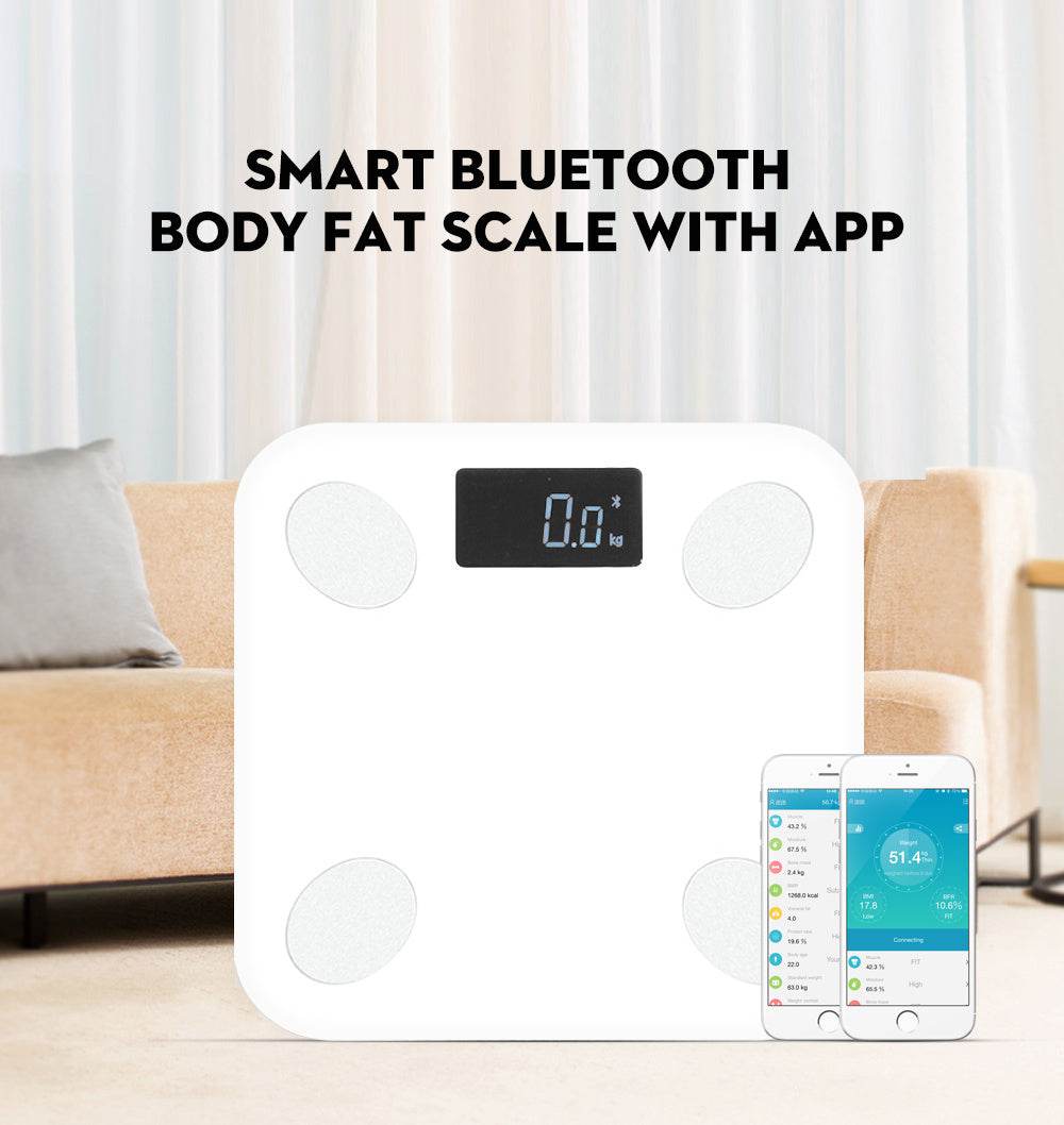 Electronic Smart Bluetooth Body Weight Scale - www.Shopthatapp.com