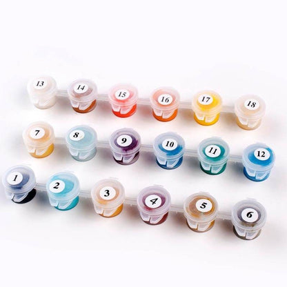 DIY handmade peacock hand-painted painting Visual Artwork - www.Shopthatapp.com