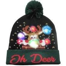 LED Light Christmas  Beanies - www.Shopthatapp.com