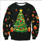 UGLY CHRISTMAS SWEATER Vacation Santa Elf Funny Womens Men Sweaters Tops Autumn Winter Clothing - www.Shopthatapp.com