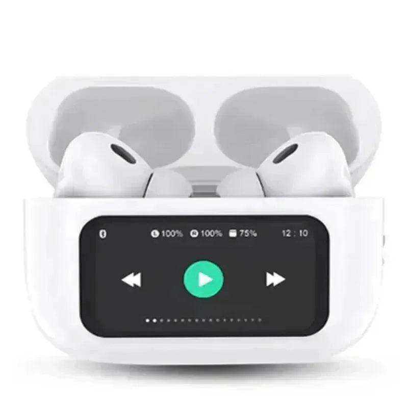 Touch Screen Bluetooth Headset With Screen TWS Active Noise Reduction - www.Shopthatapp.com