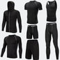 Compression Sport Fitness Workout Gym Outfit 7pcs set for men