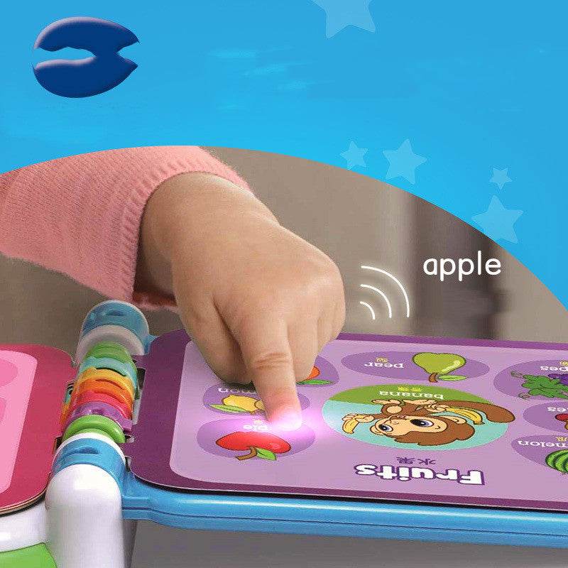 Touch Book Early Childhood Education Music Story Bilingual Learning Machine - www.Shopthatapp.com