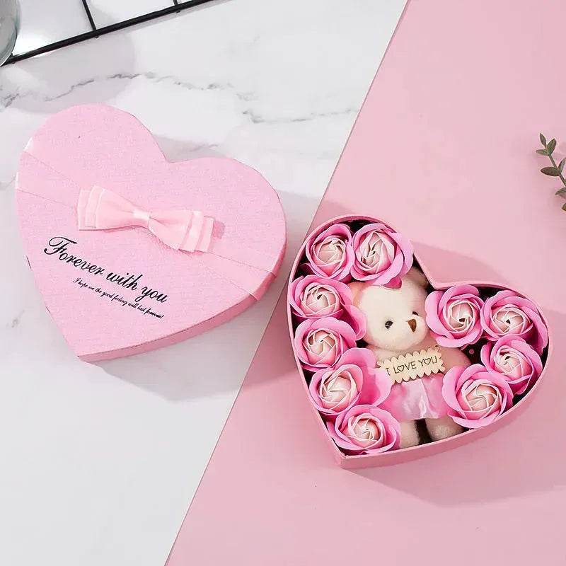 Heart-shaped Rose Red Gift Box New Year Christmas Gift Box Valentine's Day Christmas Gift Mother's Day Birthday Gift - www.Shopthatapp.com