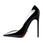 12cm high heels pointed toe stiletto shoes - www.Shopthatapp.com