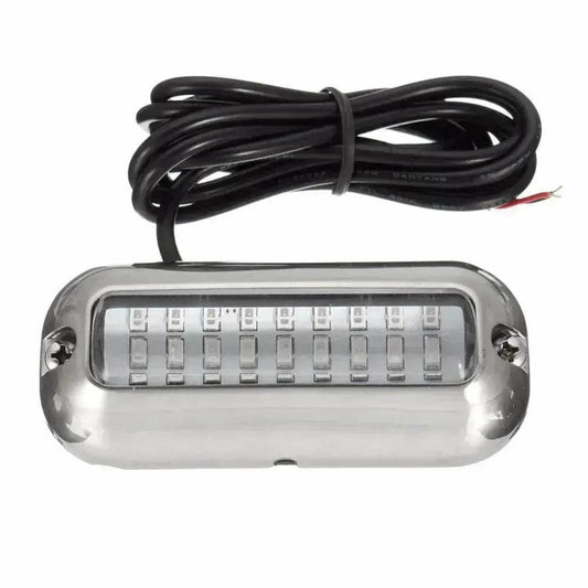12V led 27 LED marine stainless steel lamp With extension Cable - www.Shopthatapp.com