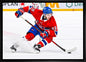 Lane Hutson 20x29 Framed Canvas Montreal Canadiens - www.Shopthatapp.com