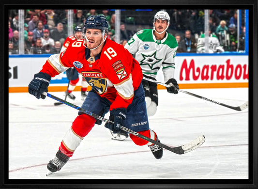 Matthew Tkachuk 20x29 Framed Canvas Florida Panthers - www.Shopthatapp.com