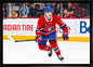 Cole Caufield 20x29 Framed Canvas Montreal Canadiens - www.Shopthatapp.com