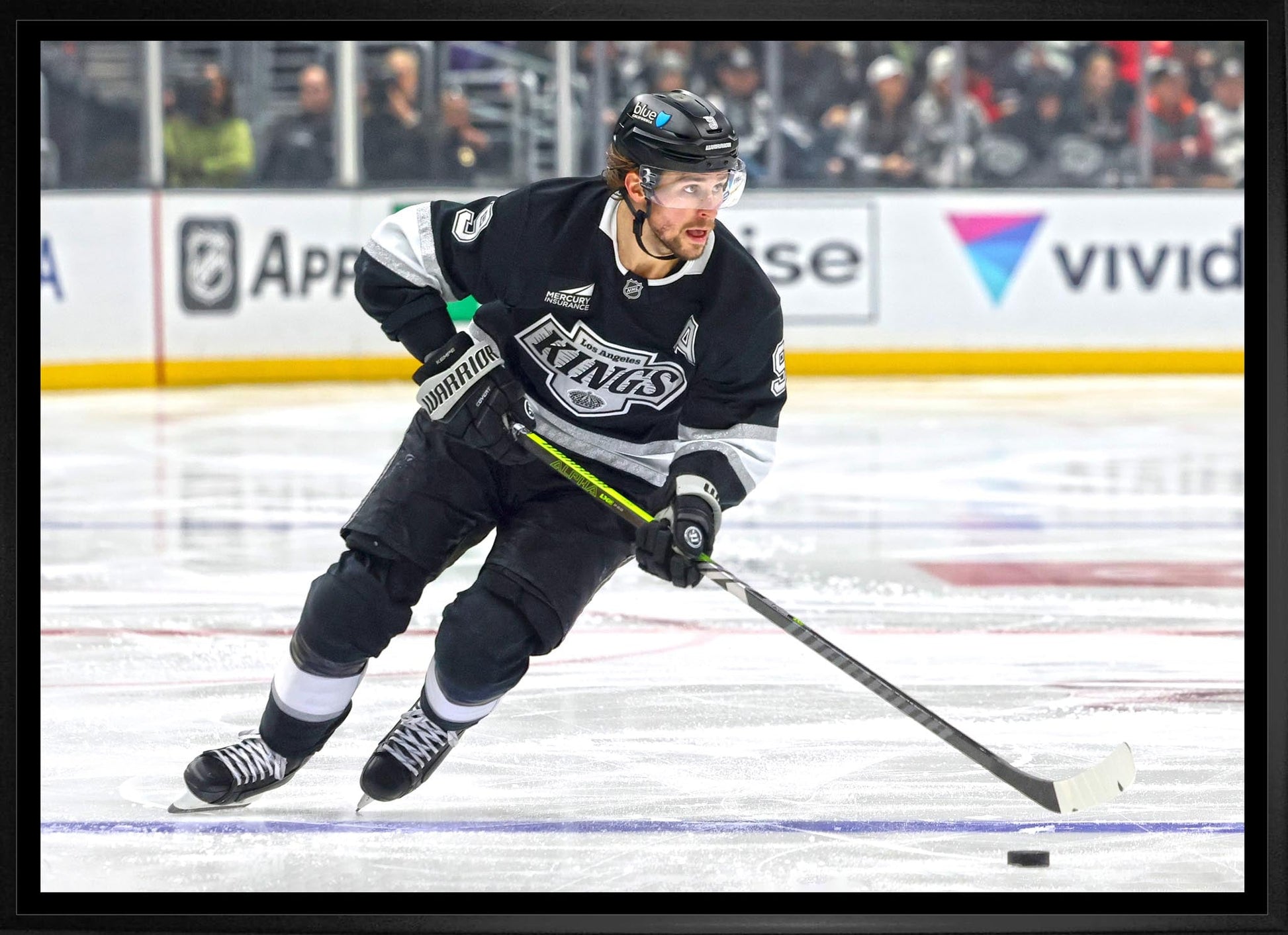 Adrian Kempe 20x29 Framed Canvas Los Angeles Kings - www.Shopthatapp.com