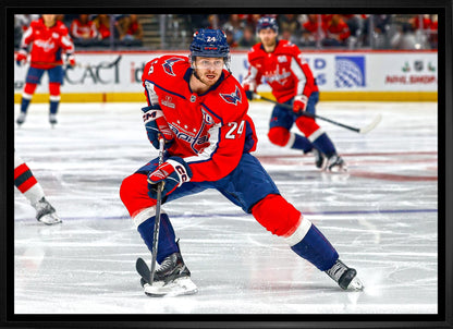 Connor McMichael 20x29 Framed Canvas Washington Capitals - www.Shopthatapp.com