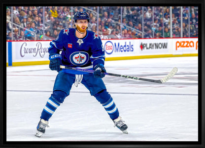 Kyle Connor 20x29 Framed Canvas Winnipeg Jets - www.Shopthatapp.com