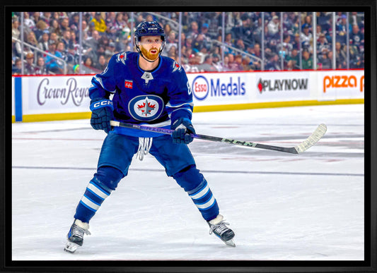 Kyle Connor 20x29 Framed Canvas Winnipeg Jets - www.Shopthatapp.com