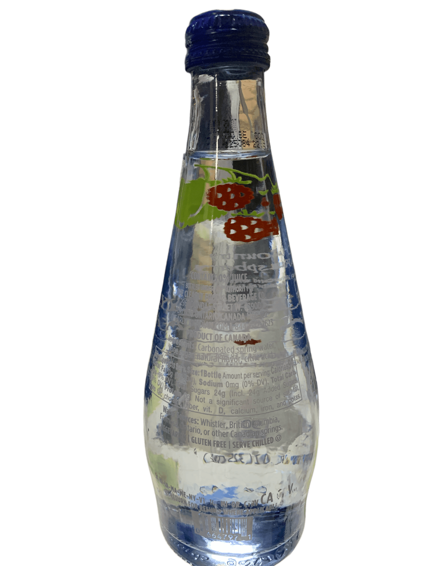 Clearly Canadian Sparkling Country Raspberry Bottle 325ML - Canadian Edition - www.Shopthatapp.com