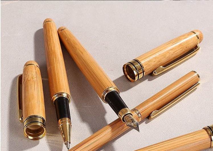 Bamboo Pen Bamboo Pen Pen Ball Pen Lettering Customer Gift Hard Pen Neutral Bamboo Pen - www.Shopthatapp.com