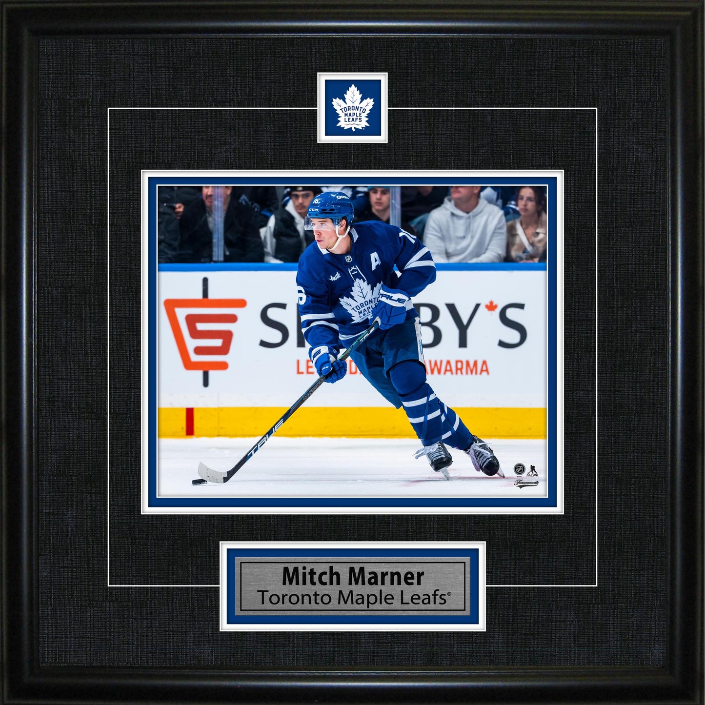 Mitch Marner Framed Pin & Plate Toronto Maple Leafs - www.Shopthatapp.com
