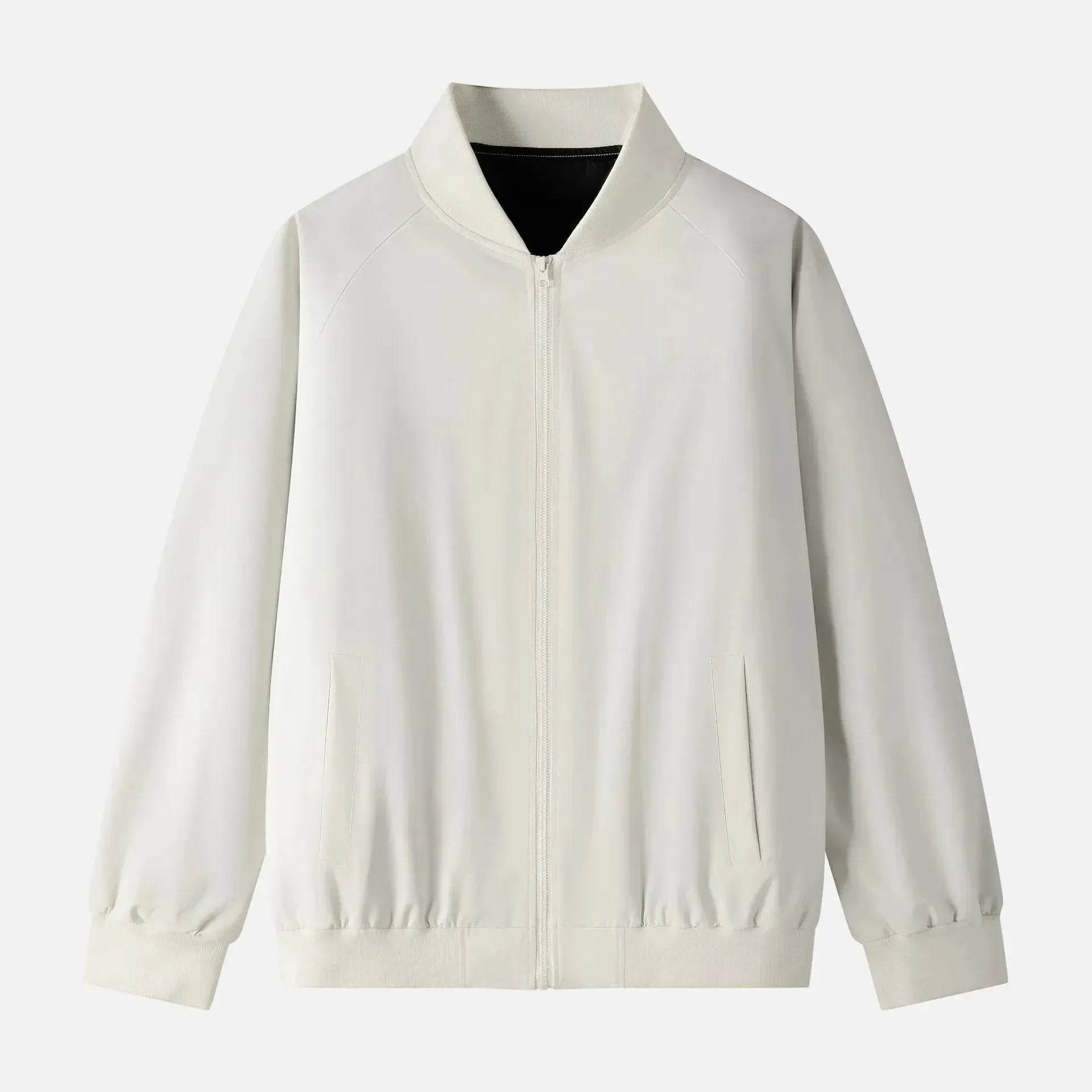 Autumn Casual All-matching Plain Baseball Uniform Cardigan Jacket Men - www.Shopthatapp.com