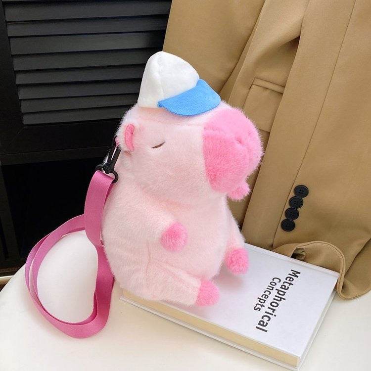 Cute Capybara Doll Bag Girl Student Backpack - www.Shopthatapp.com