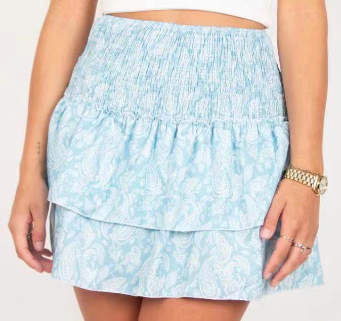 Leisure Versatile Lotus Leaf Women's Mini layered Skirt - www.Shopthatapp.com