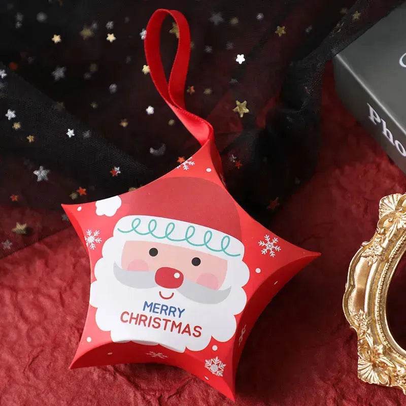 Christmas Gift Boxes Santa Claus Candy Box Star Shape Merry Christmas Boxes Bags for Home New Year Xmas Decor Kids Gifts - www.Shopthatapp.com