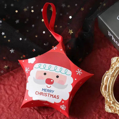 Christmas Gift Boxes Santa Claus Candy Box Star Shape Merry Christmas Boxes Bags for Home New Year Xmas Decor Kids Gifts - www.Shopthatapp.com