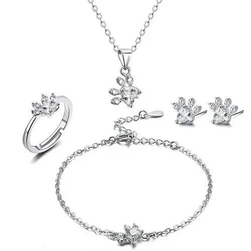 4pcs Women Jewelry Sets - www.Shopthatapp.com