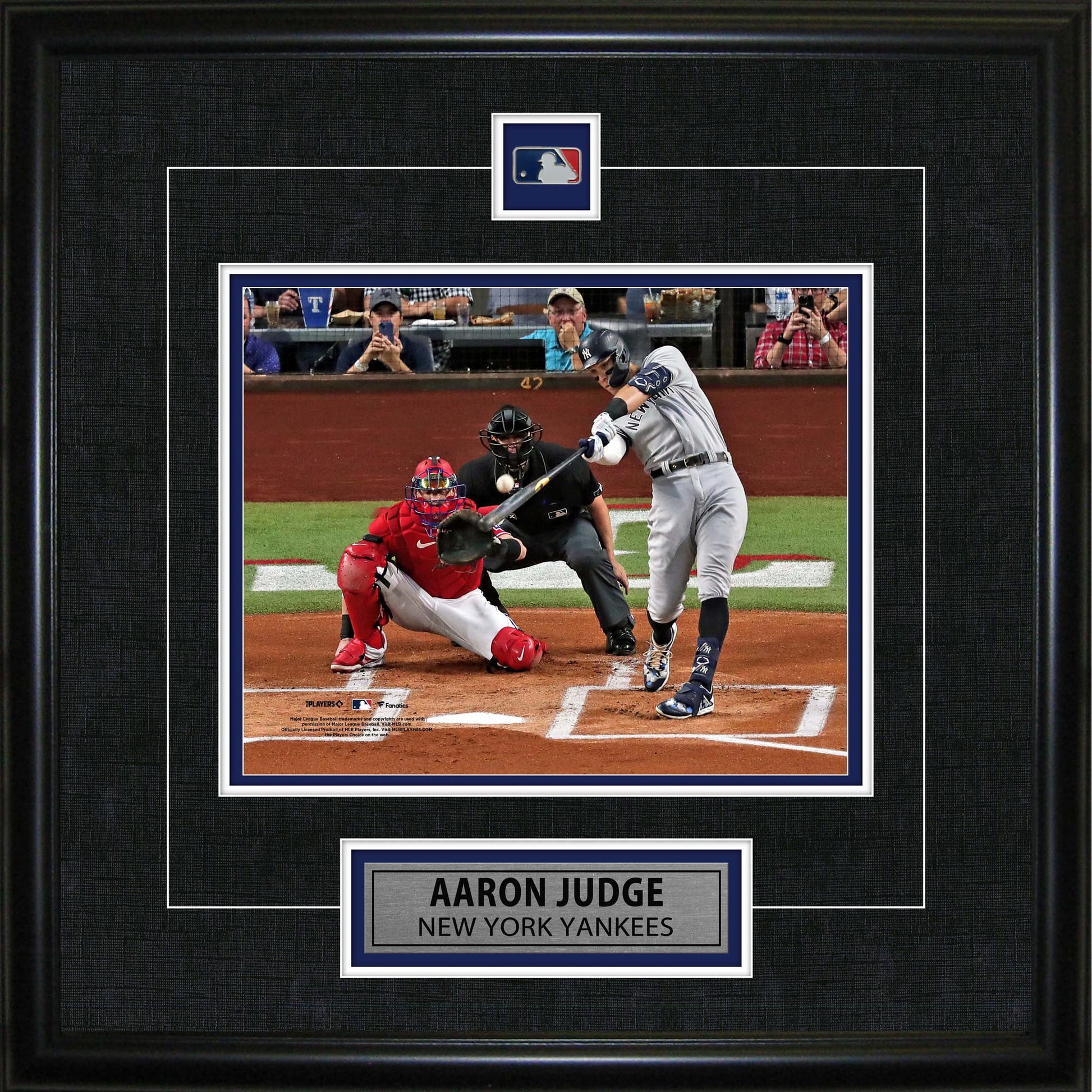 Aaron Judge Framed Pin & Plate Yankees - www.Shopthatapp.com