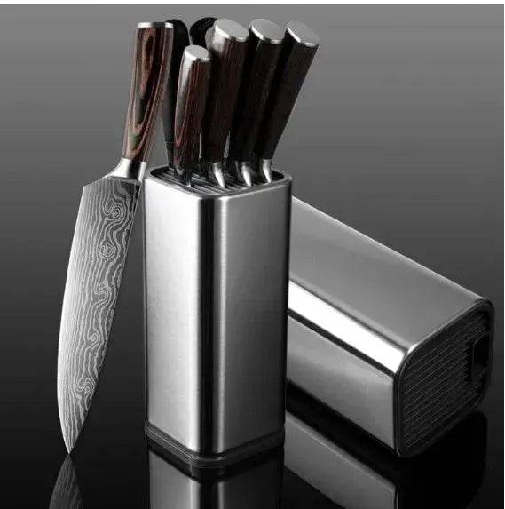Stainless Steel Kitchen Cutlery Holder Utensils holder - www.Shopthatapp.com