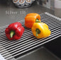 Folding Kitchen Drain Sink Rack Stainless Steel sink caddies - www.Shopthatapp.com