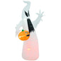 HOMCOM 5.9 Halloween Inflatable Outdoor Decoration Ghost With Pumpkin, Blow Up LED Yard Decor For Garden, Lawn, Party, Holiday, Waterproof - www.Shopthatapp.com