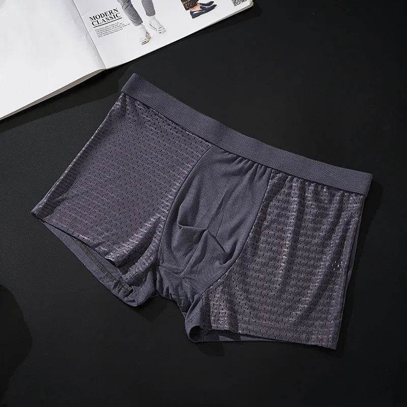 Yachen Silky mesh Breathable boxer briefs underwear men - www.Shopthatapp.com